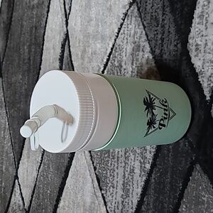 VS PINK BEACH PLEASE PALM 🌴 TREES KOOZIE COLD BEVERAGE BOTTLE